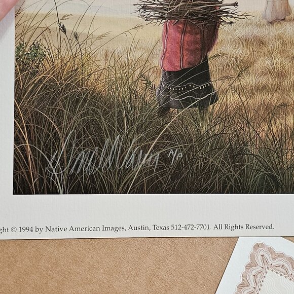 Limited Edition Signed Artist Proof Prints By Donald Vann The Providers 15x11.5 - Picture 7 of 11